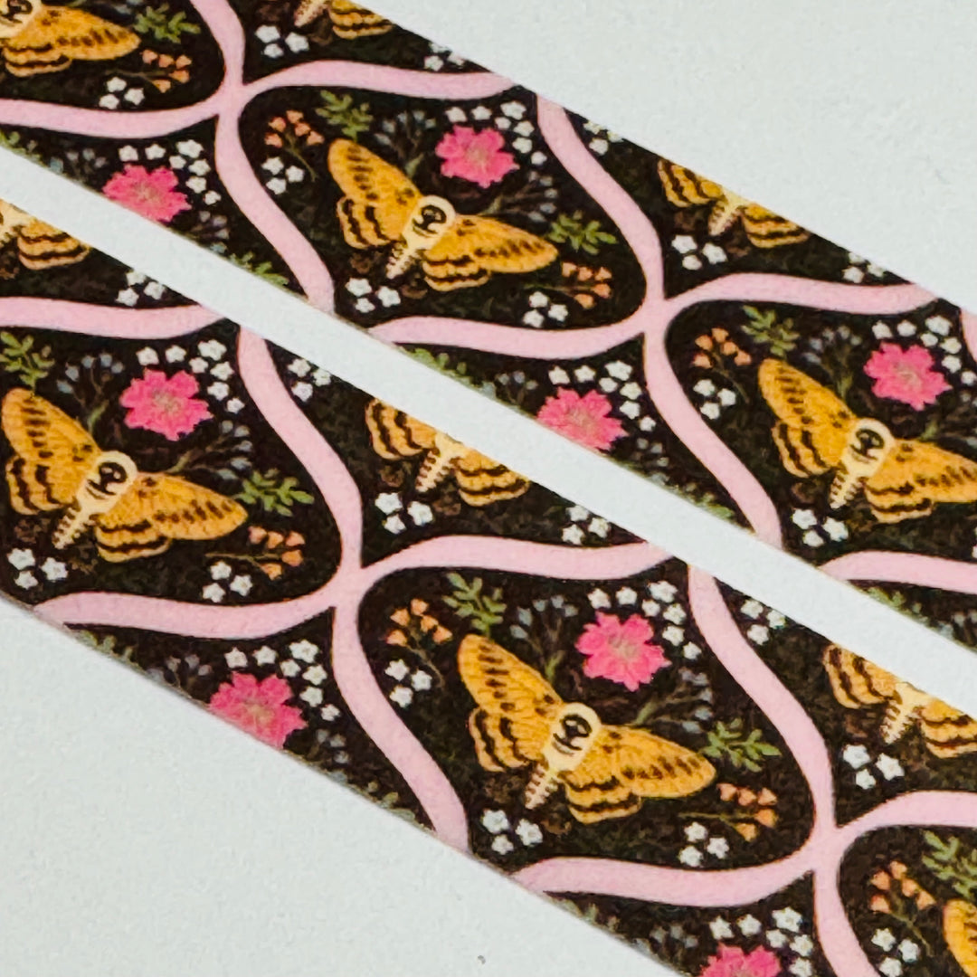 RETRO BOHEMIAN BUTTERFLY Fall Washi Tape ~ 1 Roll ~ 15mm x 10m (33 Feet)