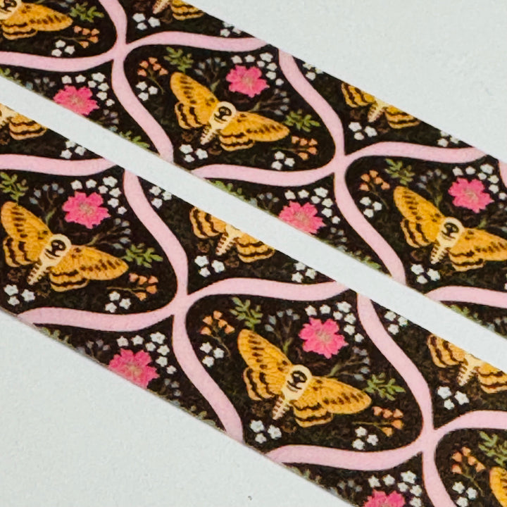 RETRO BOHEMIAN BUTTERFLY Fall Washi Tape ~ 1 Roll ~ 15mm x 10m (33 Feet)