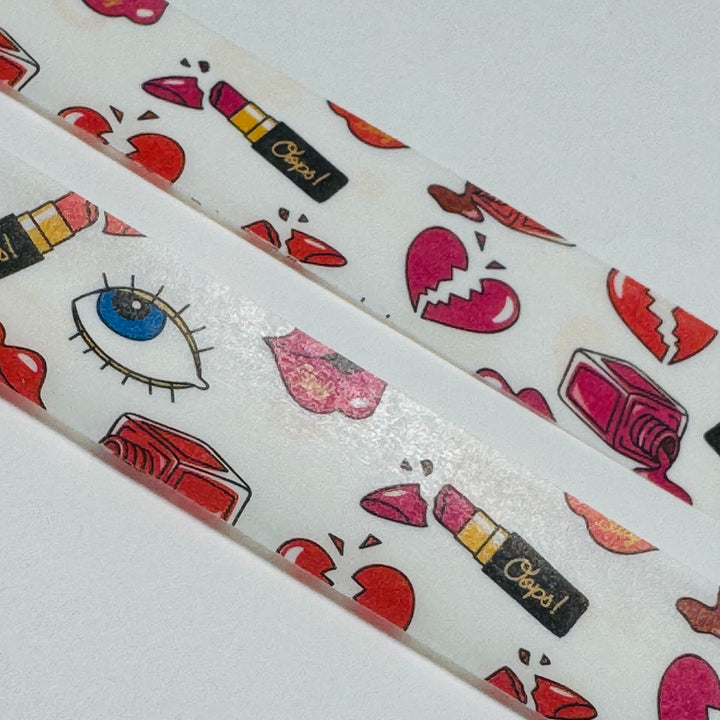 UNBREAK MY HEART Valentine Washi Tape ~ 1 Roll ~ 15mm x 10m (33 Feet)