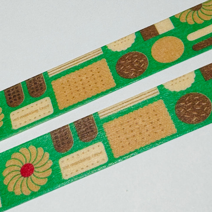 GEOMETRIC SHORTBREAD COOKIES MT Washi Tape - 1 Roll  - 15mm x 7m (23 Feet)