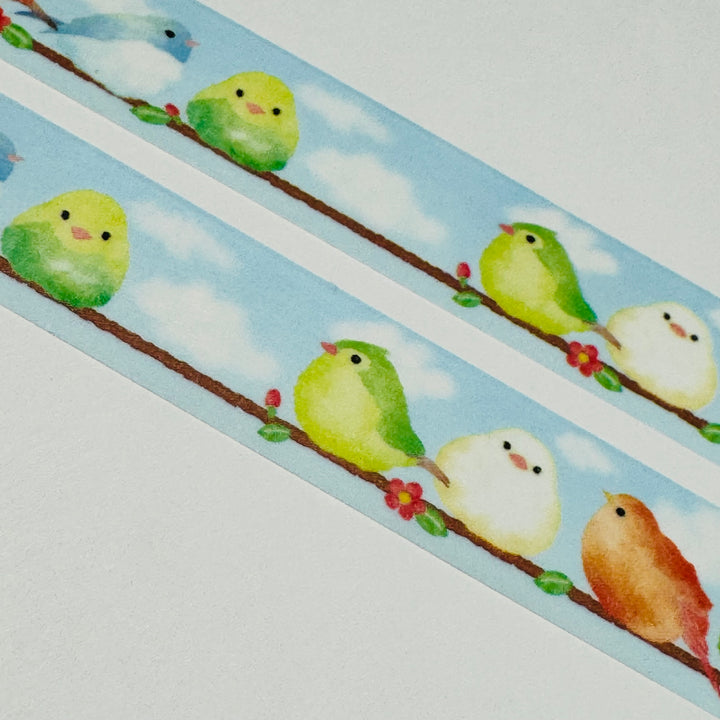 BIRDS Of A FEATHER World Craft Washi Tape ~ 1 Roll ~ 15mm x 7m (23 Feet)