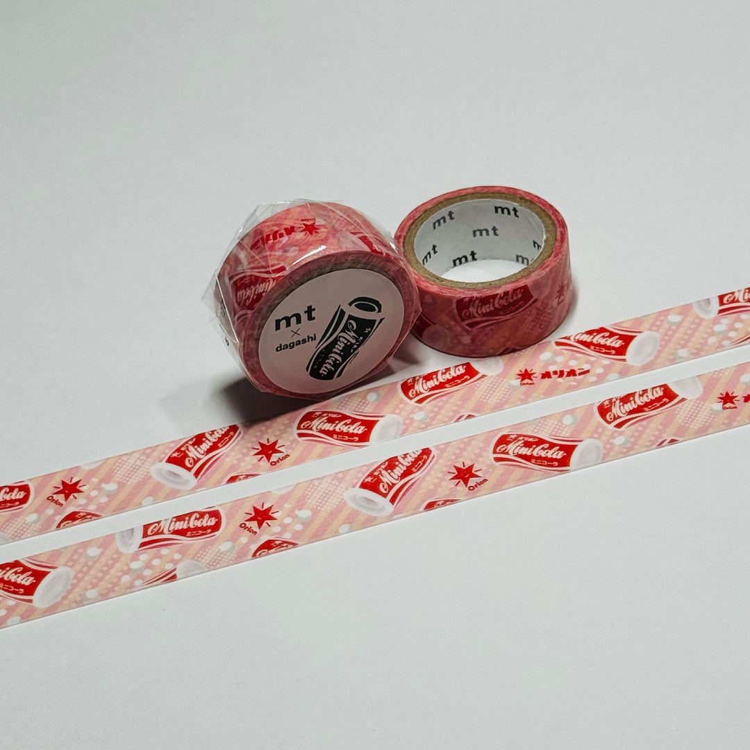 MINI RED COLA DAGASHI - Penny Candy - MT Washi Tape - 1 Roll - 15mm x 3m (10 Feet)