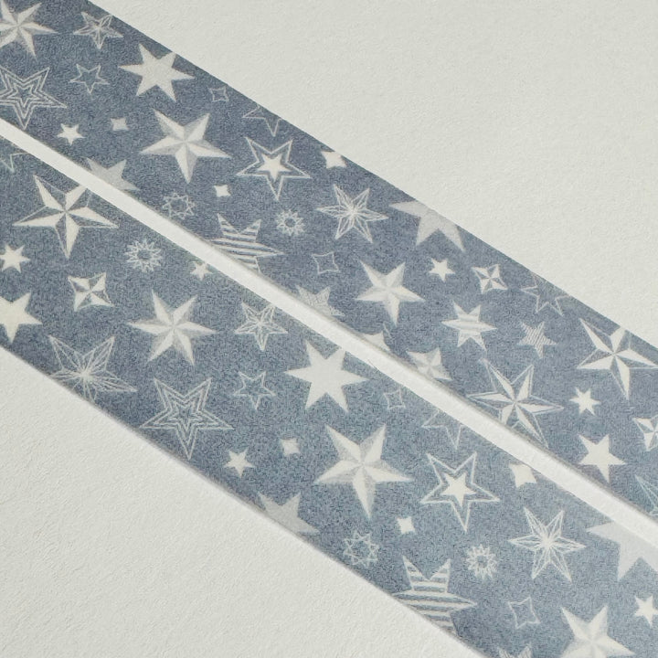 BLANKET Of STARS On BLUE World Craft Washi Tape ~ 1 Roll ~ 15mm x 7m (23 Feet)