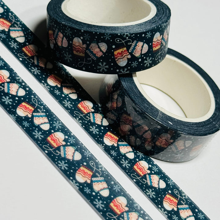 KNIT ARCTIC MITTENS WINTER Washi Tape ~ 1 Roll ~ 15mm x 10m (33 Feet)