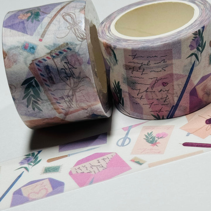 LOST ART OF LETTER WRITING Washi Tape ~ 1 Roll ~ 30mm x 10m (33 Feet)