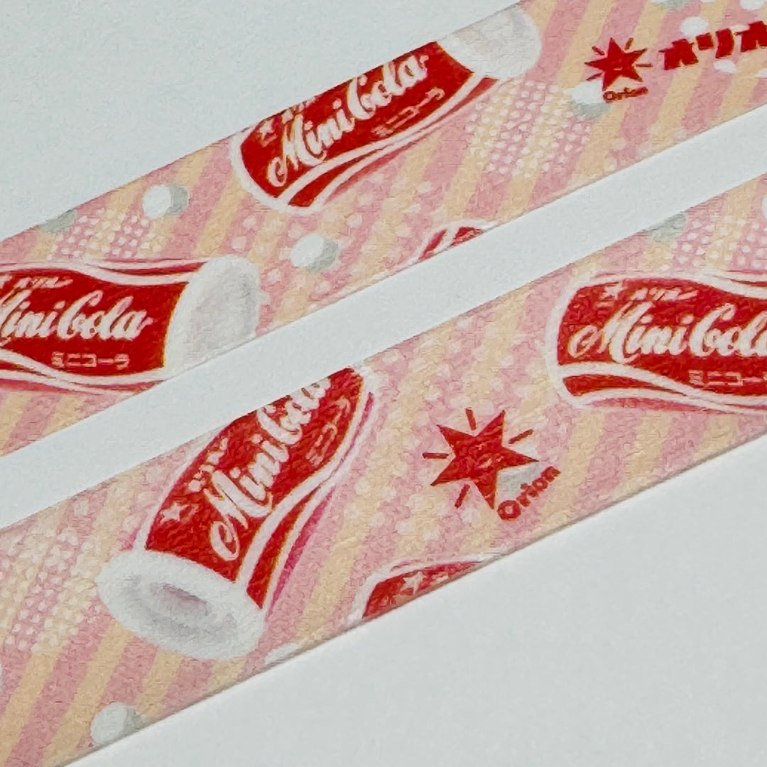 MINI RED COLA DAGASHI - Penny Candy - MT Washi Tape - 1 Roll - 15mm x 3m (10 Feet)