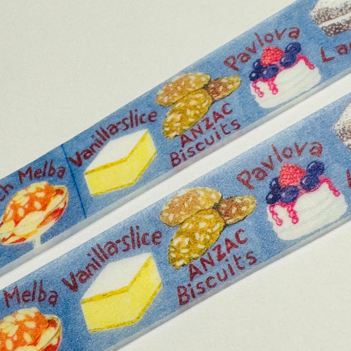 AUSTRALIAN SWEET DESSERTS Saien Masking Washi Tape - 1 Roll - 15mm x 7m (23 Feet)