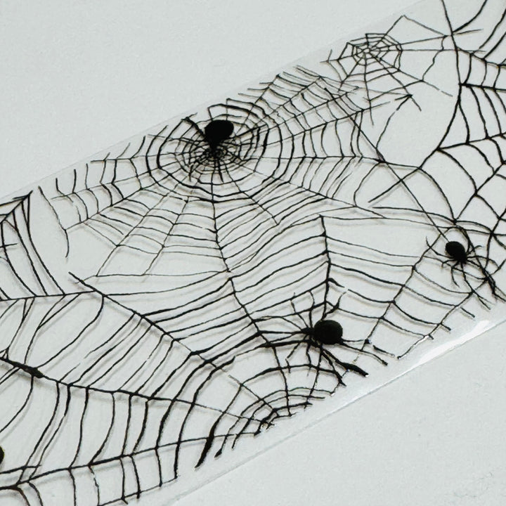 COBWEBS And SPIDERWEBS Halloween PET Washi Tape ~ 1 Roll ~ 40mm x 2m (7 Feet)