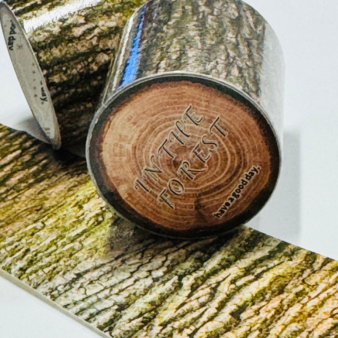 LARGE OAK TREE Stump Woodgrain Washi Tape ~ 1 Roll ~ 40mm x 2m (7 Feet)