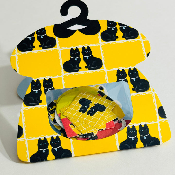 KITTENS DRESS FORM Floral World Craft Peelable Sticker Flakes  ~ 30 Pieces ~ 10 Designs (3 of Each Design)