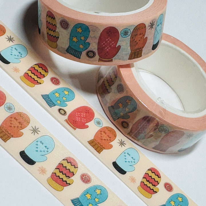 WHO IS MISSING A MITTEN? Washi Tape ~ 1 Roll ~ 15mm x 10m (33 Feet)