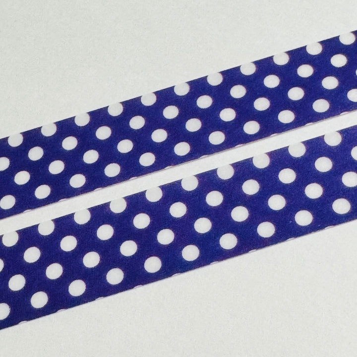 DEEP PURPLE POLKA Dots Mt Washi Tape ~ 1 Roll ~ 15mm x 7m (23 Feet)