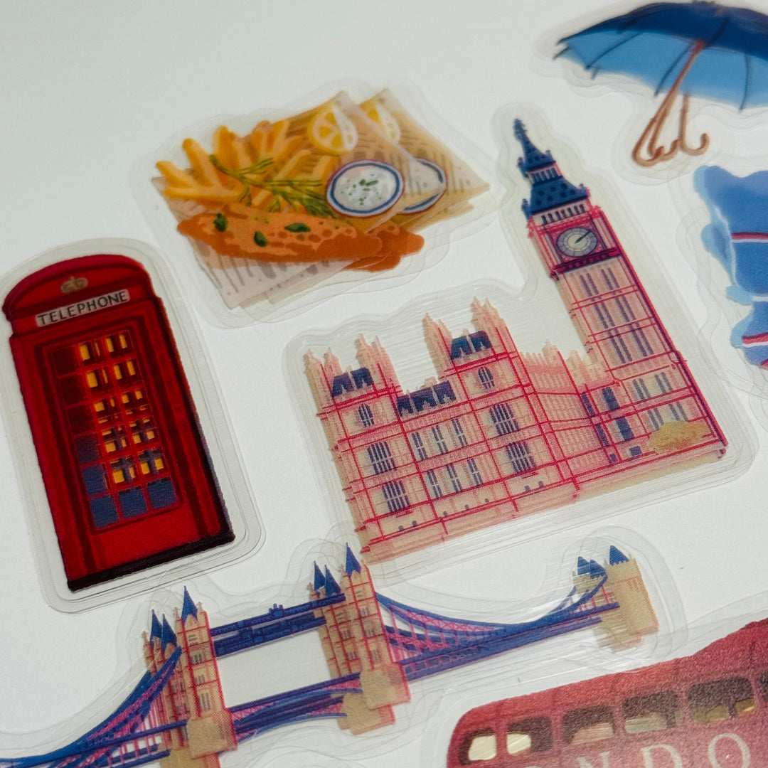 LONDON GUIDE BGM Sticker Pack ~ 30 Stickers