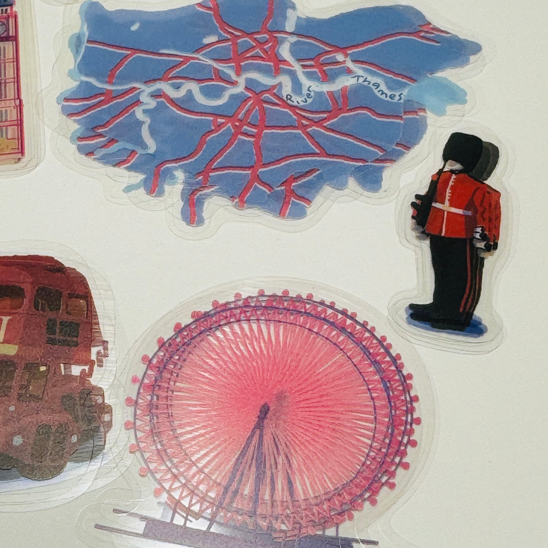 LONDON GUIDE BGM Sticker Pack ~ 30 Stickers