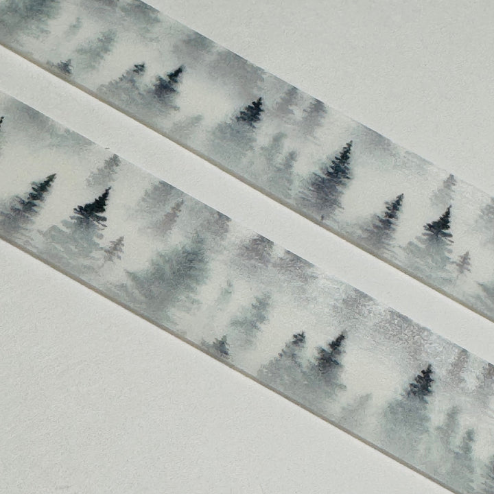 MISTY MORNING In The WOODS Washi Tape ~ 1 Roll  ~ 15mm x 10m (23 Feet)