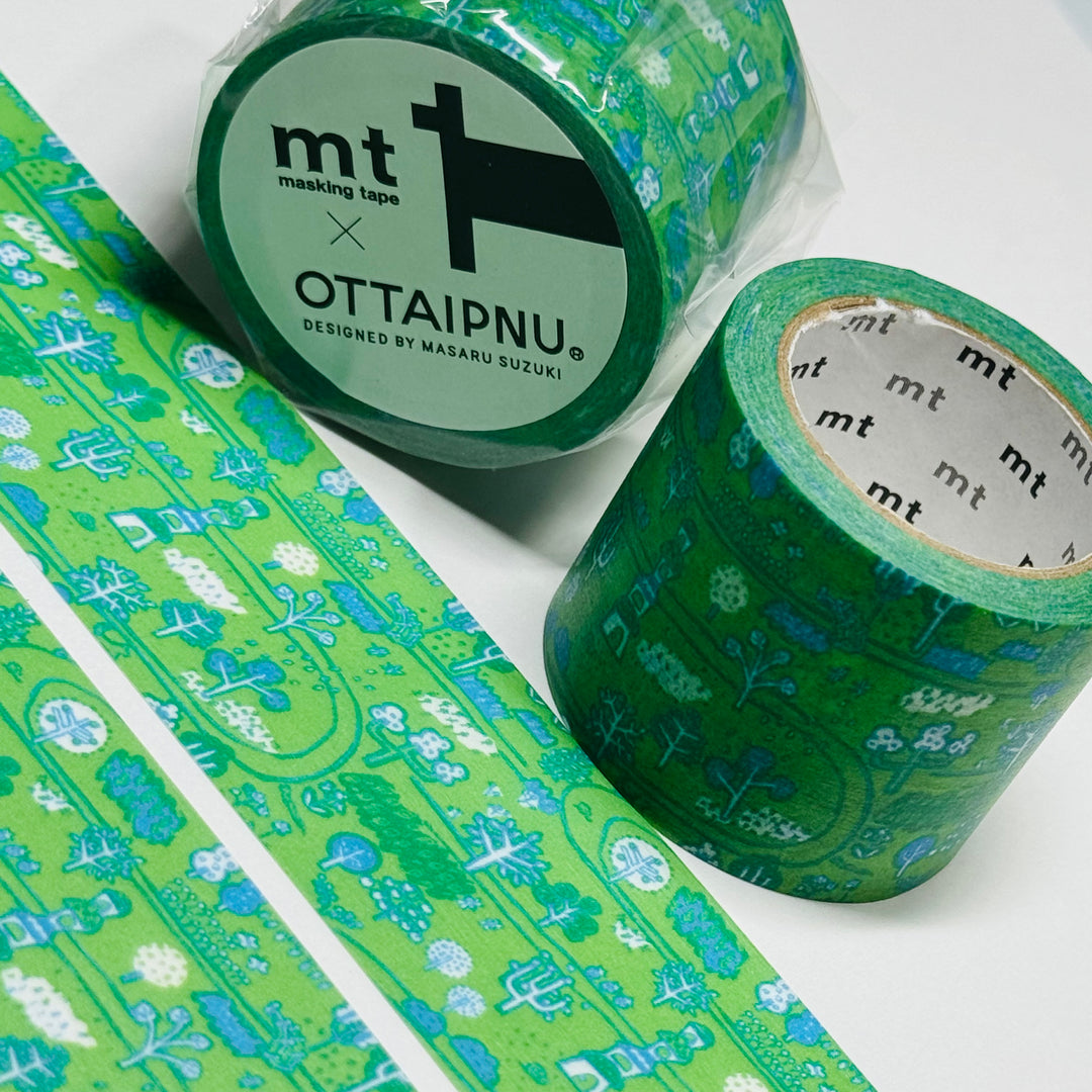 RIVER WALK TRAIL OTTAIPNU Designed By Masaru Suzuki For Mt Washi Tape - 1 Roll - 35mm x 7m (23 Feet)