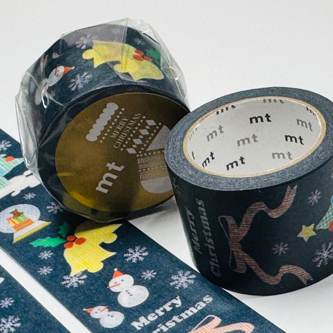 CHRISTMAS TREE BLACKBOARD ICONS MT Washi Tape - 1 Roll - 30mm x 7m (23 Feet)