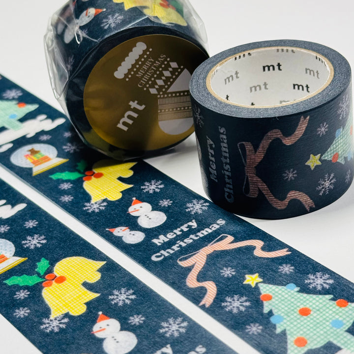 CHRISTMAS TREE BLACKBOARD ICONS MT Washi Tape - 1 Roll - 30mm x 7m (23 Feet)