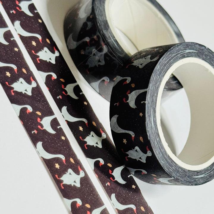 DUCKS DOING The CHICKEN DANCE Washi Tape ~ 1 Roll ~ 15mm x 10m (33 Feet)