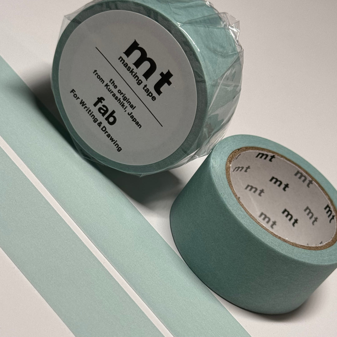 MATTE PASTEL GREEN WRITABLE MT Washi Tape ~ 1 Roll ~ 20mm x 7m (23 Feet)