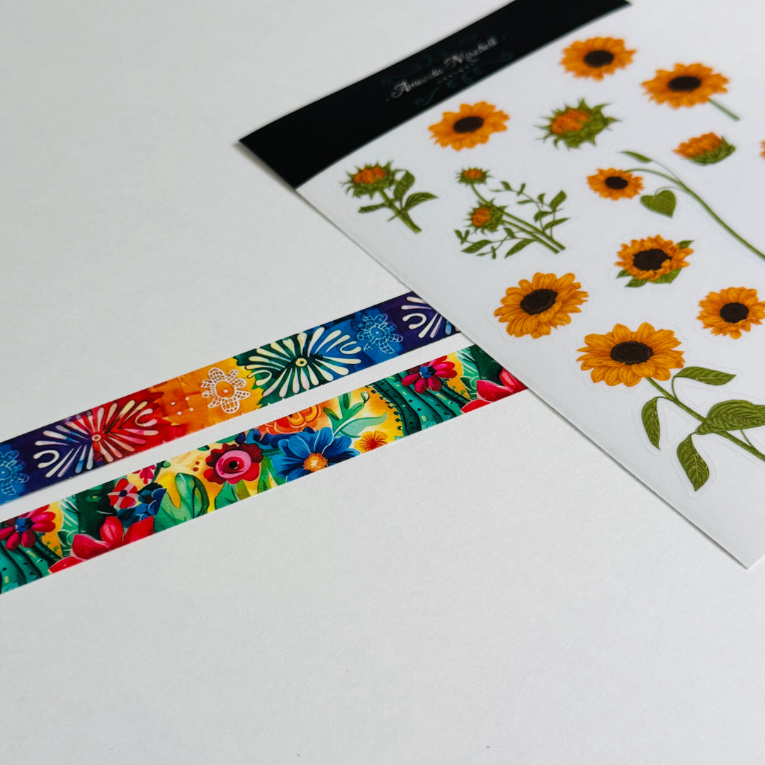 MAY 2026 CINCO de MAYO Washi Tape & Sticker Bundle