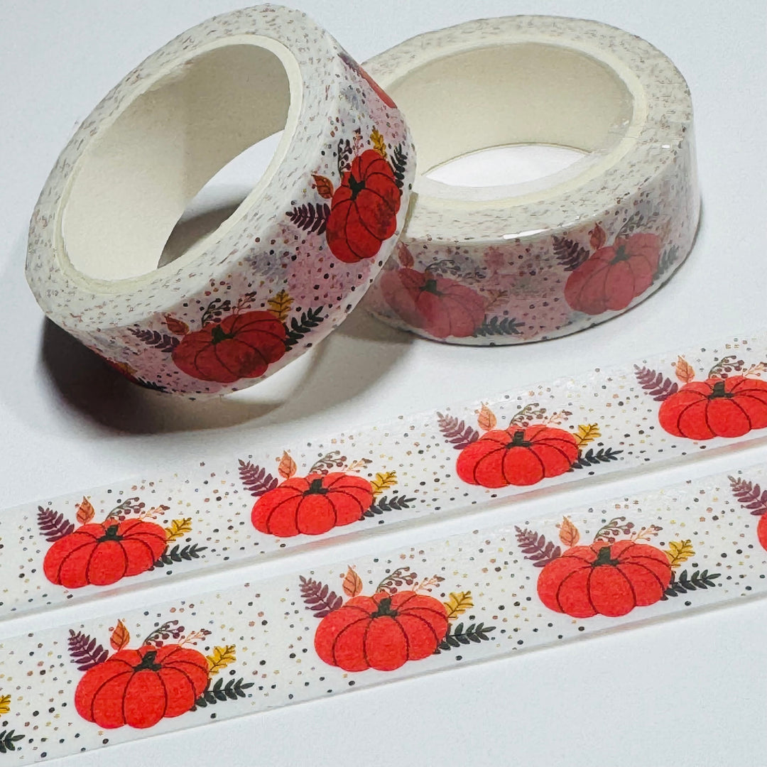 PUMPKIN CENTERPIECE For The HOLIDAY TABLE Washi Tape ~ 1 Roll ~ 15mm x 10m (33 Feet)