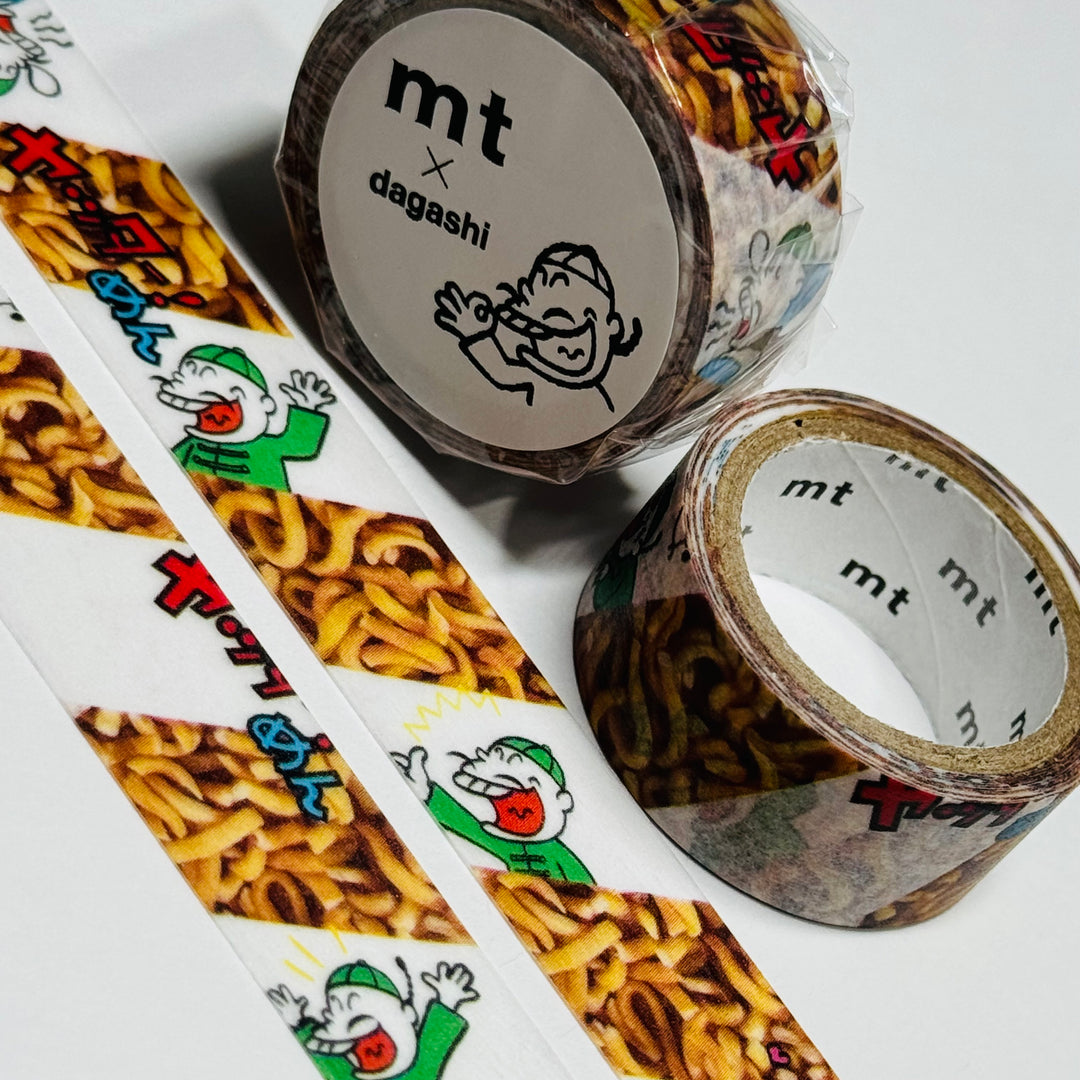 YATTA-MEN STRIPE DAGASHI - Penny Candy - MT Washi Tape - 1 Roll - 15mm x 3m (10 Feet)