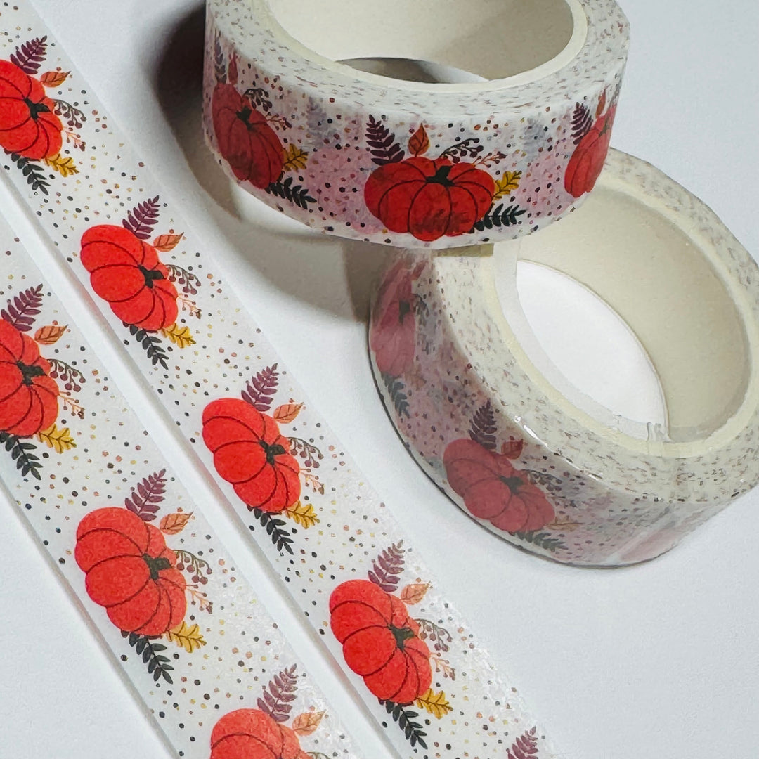 PUMPKIN CENTERPIECE For The HOLIDAY TABLE Washi Tape ~ 1 Roll ~ 15mm x 10m (33 Feet)