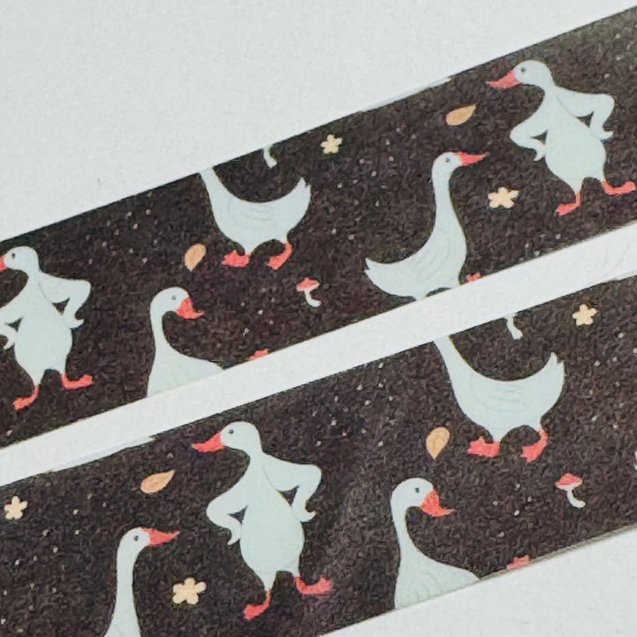 DUCKS DOING The CHICKEN DANCE Washi Tape ~ 1 Roll ~ 15mm x 10m (33 Feet)