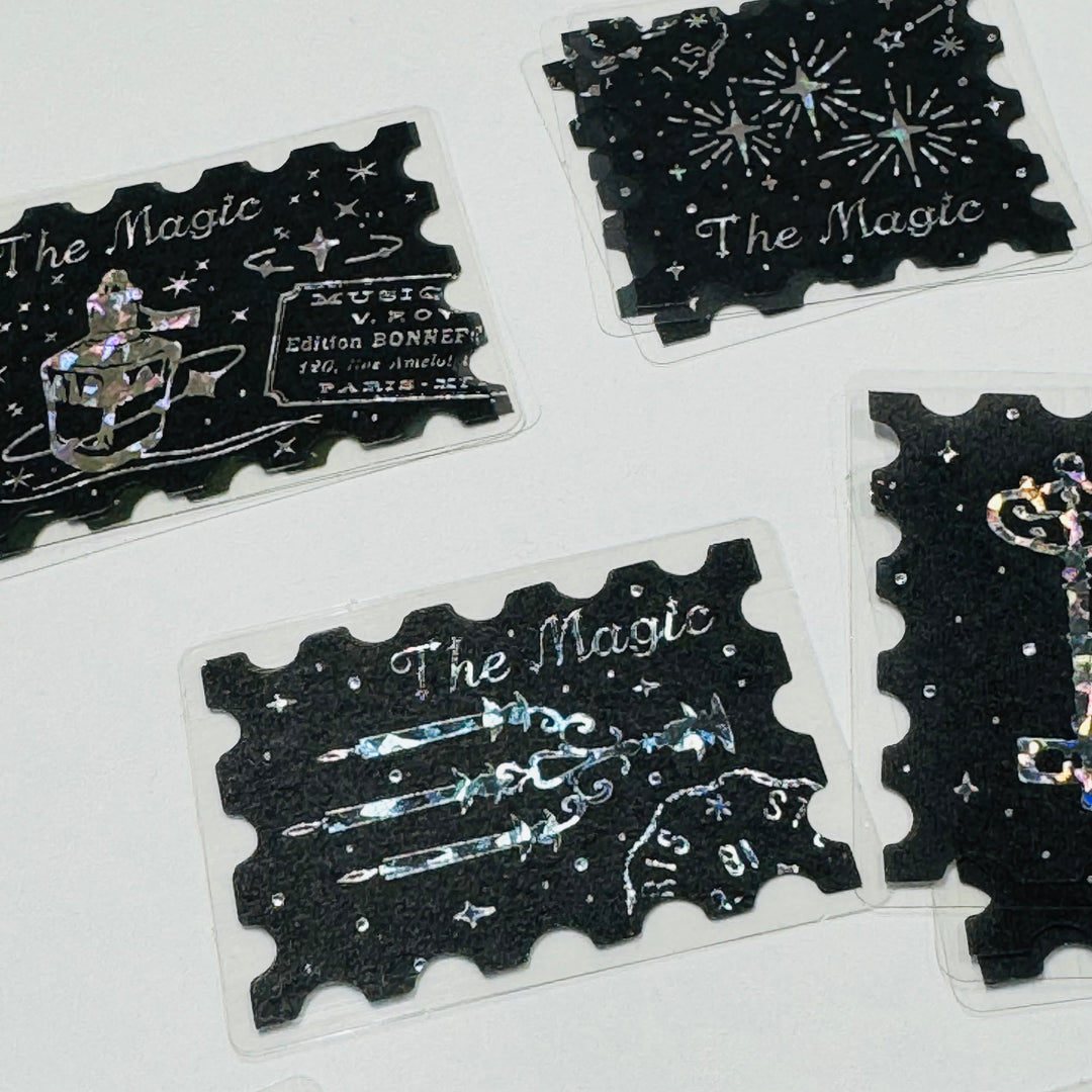 DO YOU BELIEVE IN MAGIC BGM Silver Foil Sticker Pack  ~ 45 Pieces