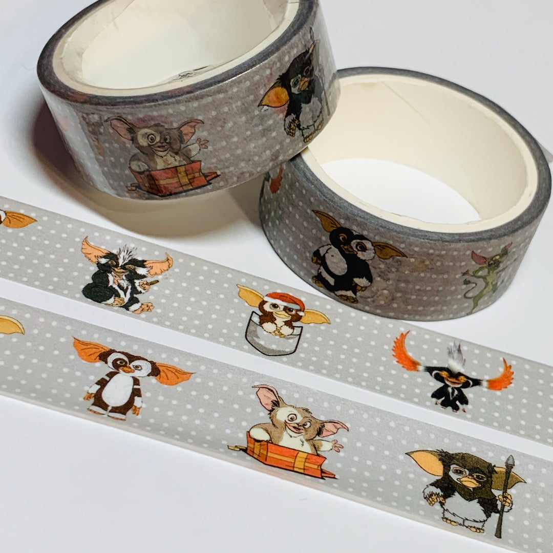 MISCHIEVIOUS SPRITE GIZMO Washi Tape ~ 1 Roll ~ 15mm x 5m (16 Feet)