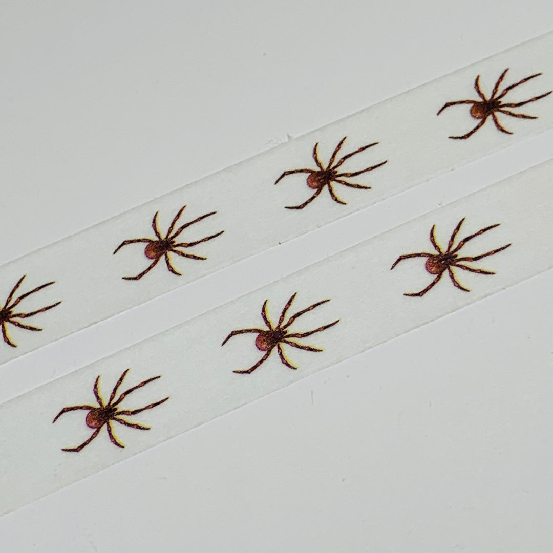 CREEPY WOOD SPIDERS Halloween Washi Tape ~ 1 Roll ~ 10mm x 10m (33 Feet)