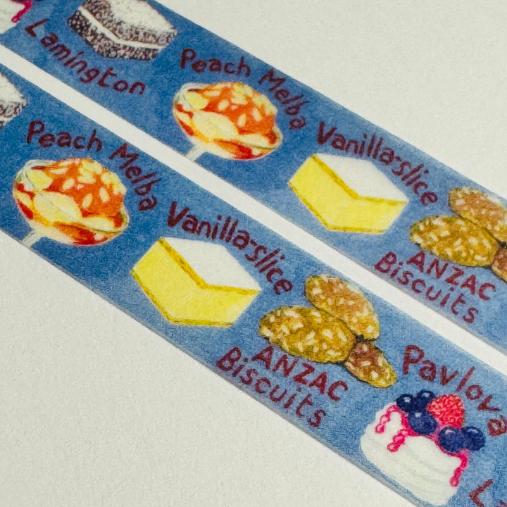AUSTRALIAN SWEET DESSERTS Saien Masking Washi Tape - 1 Roll - 15mm x 7m (23 Feet)