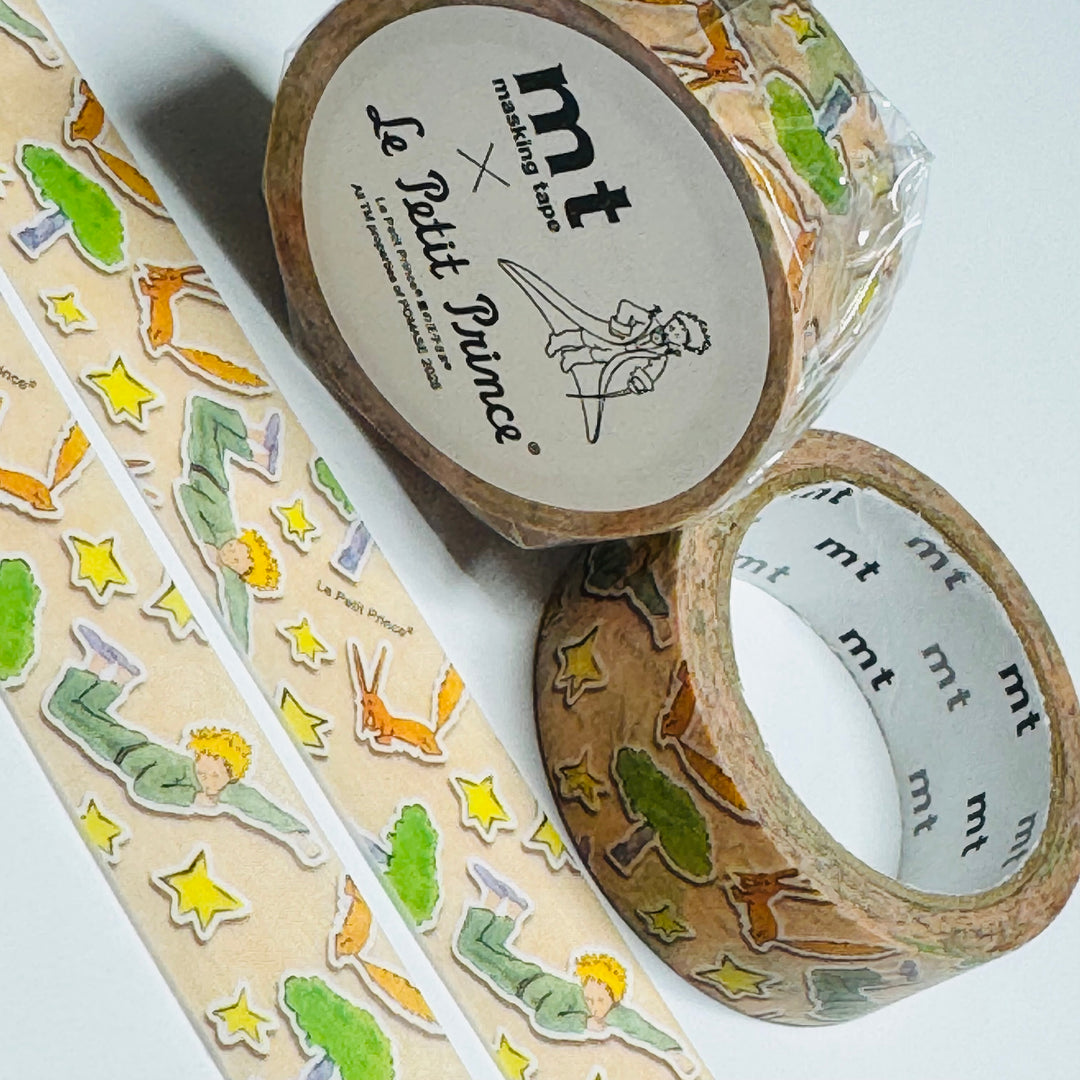 Le PETITE PRINCE Sticker Collage MT Washi Tape ~ 1 Roll ~ 15mm x 5m (16 Feet)