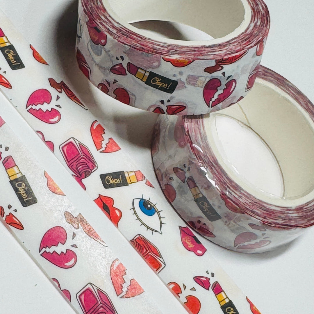 UNBREAK MY HEART Valentine Washi Tape ~ 1 Roll ~ 15mm x 10m (33 Feet)