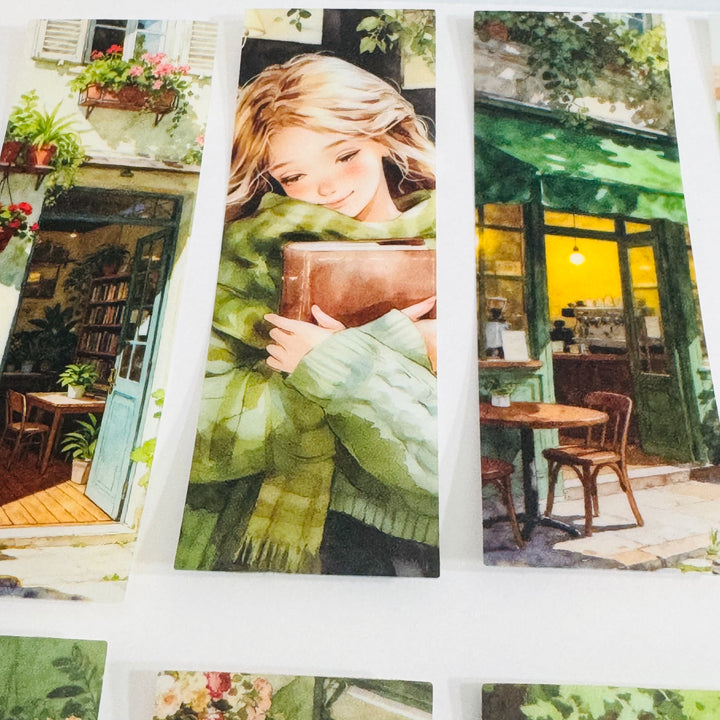 SUMMER LOVIN' GIRL In The City Ephemera Sticker Pack ~ 25 Pieces ~ 30mm x 95mm