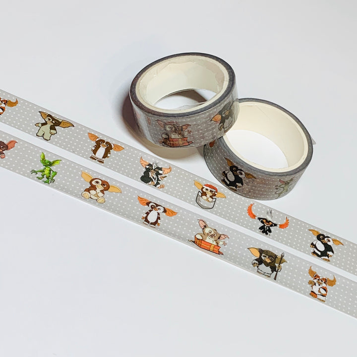 MISCHIEVIOUS SPRITE GIZMO Washi Tape ~ 1 Roll ~ 15mm x 5m (16 Feet)