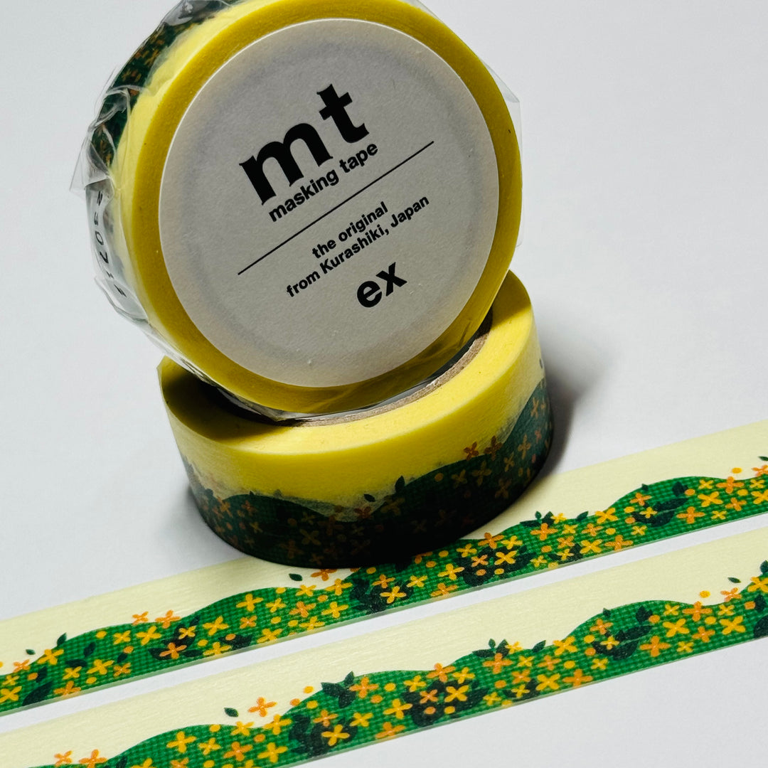 FRAGRANT OLIVE TREES MT Washi Tape - 1 Roll  - 15mm x 7m (23 Feet)