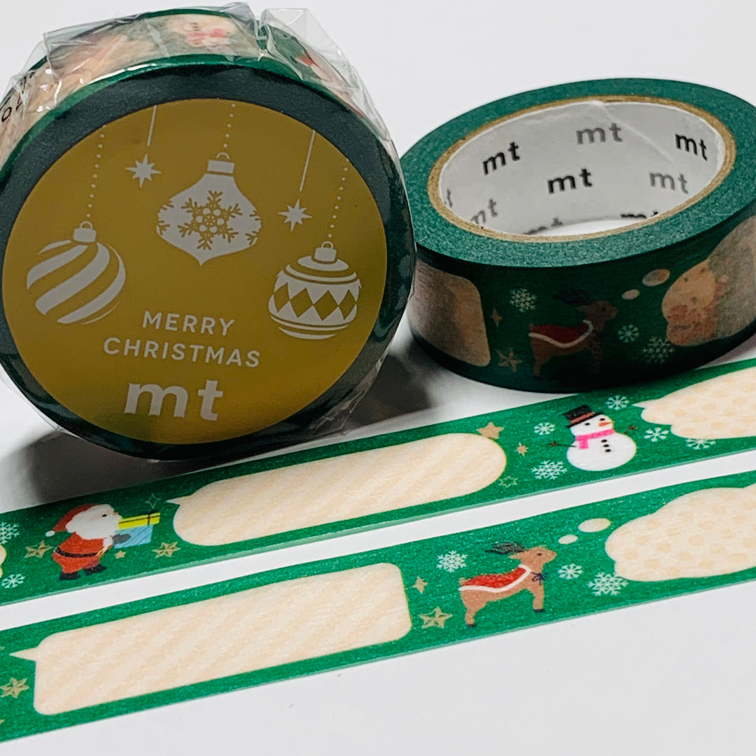 SPEECH BUBBLE BALLOON CHRISTMAS 2023 MT Washi Tape ~ 1 Roll ~ 15mm x 7m (23 Feet)