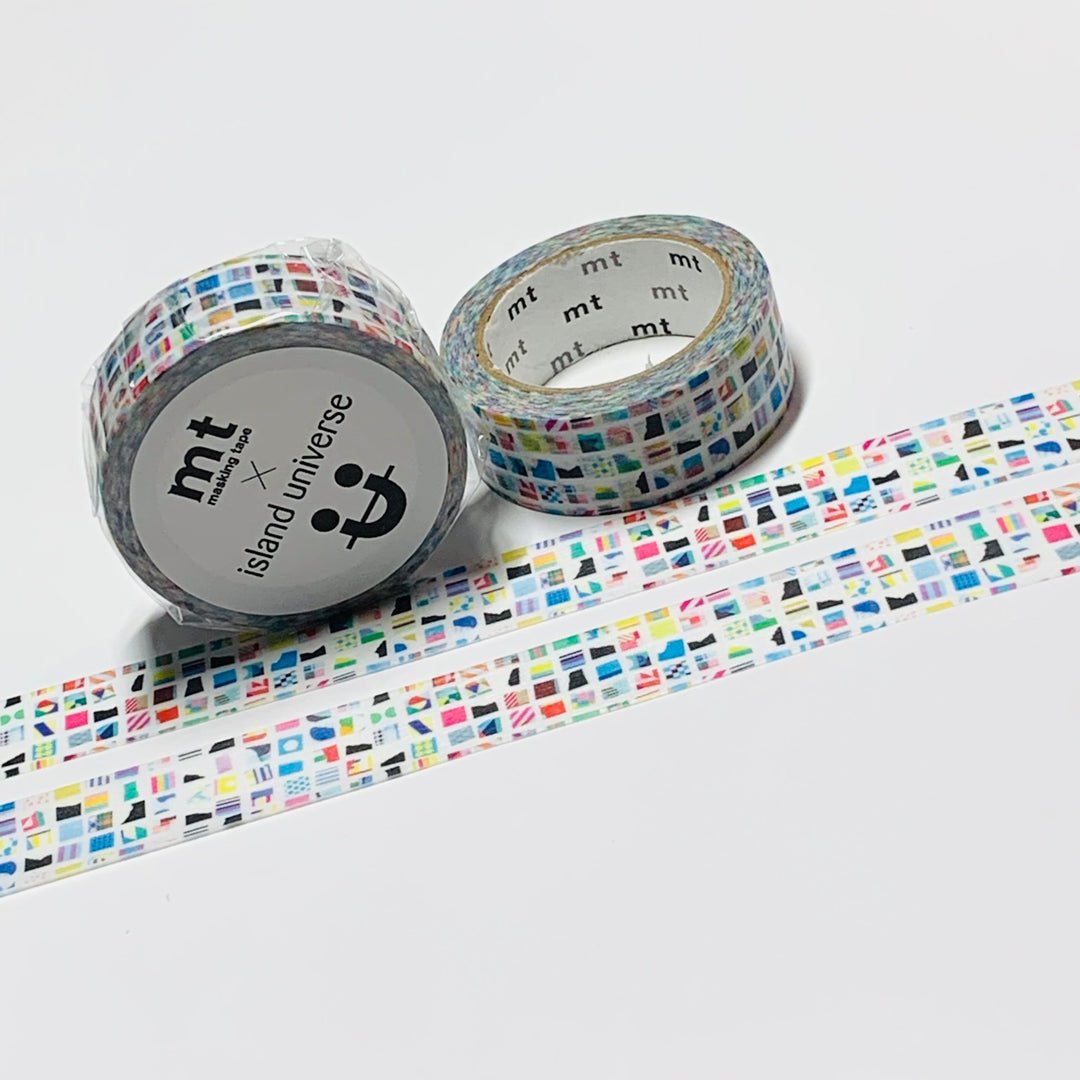 ISLAND UNIVERSE FLAGS Small Mt Washi Tape ~ 1 Roll ~ 15mm x 7m (23 Feet)