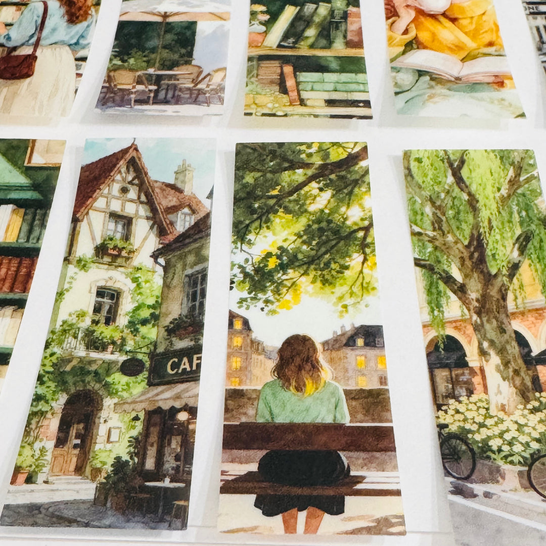 SUMMER LOVIN' GIRL In The City Ephemera Sticker Pack ~ 25 Pieces ~ 30mm x 95mm