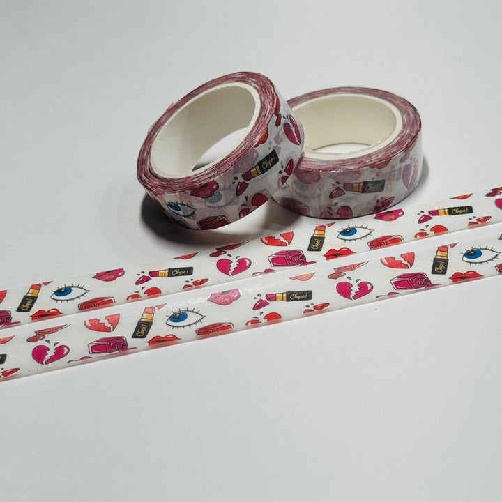 UNBREAK MY HEART Valentine Washi Tape ~ 1 Roll ~ 15mm x 10m (33 Feet)