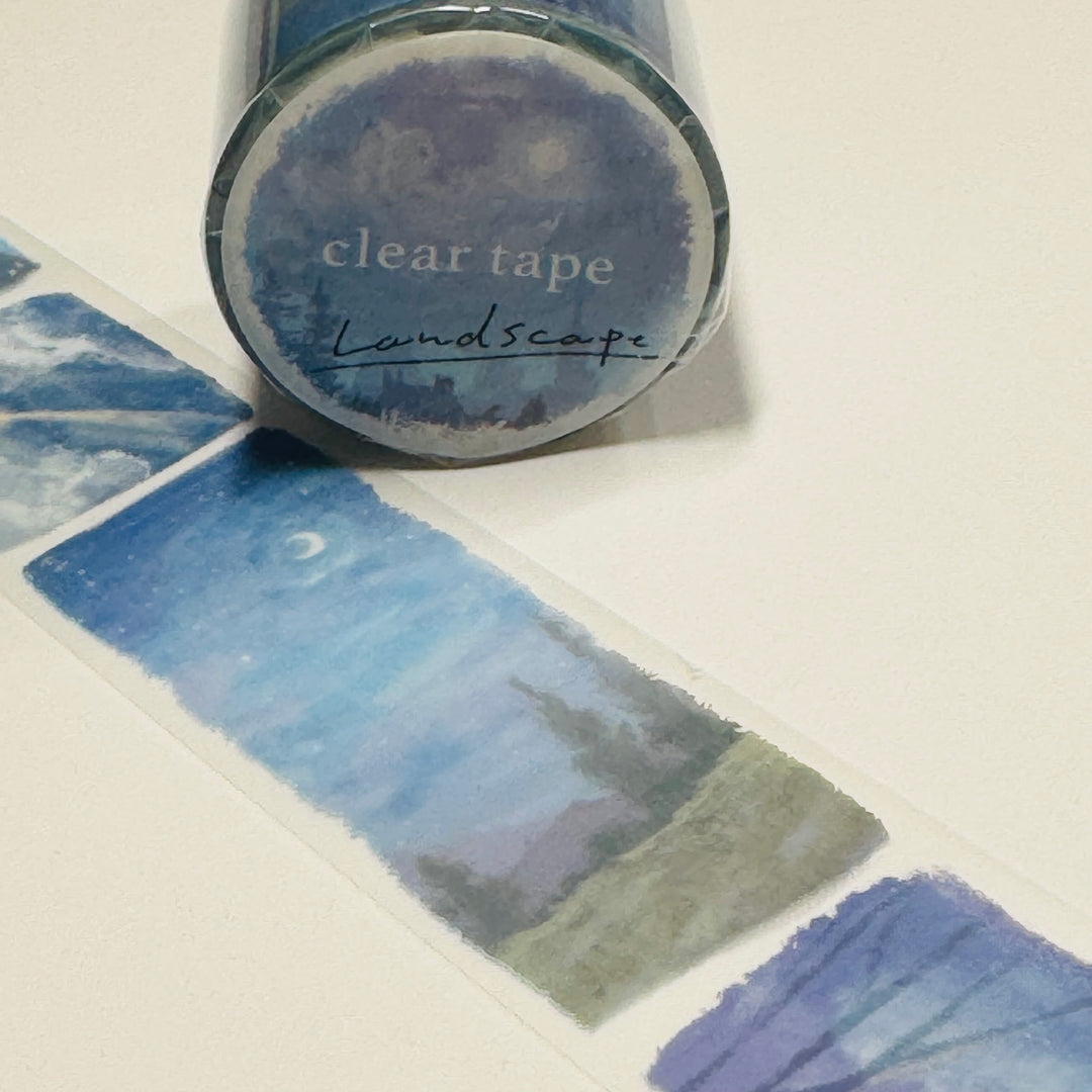 SETTING THE SCENE MORNING, NOON & NIGHT Mind Wave PET Washi Tape ~ 1 Roll ~ 30mm x 3m (10 Feet)