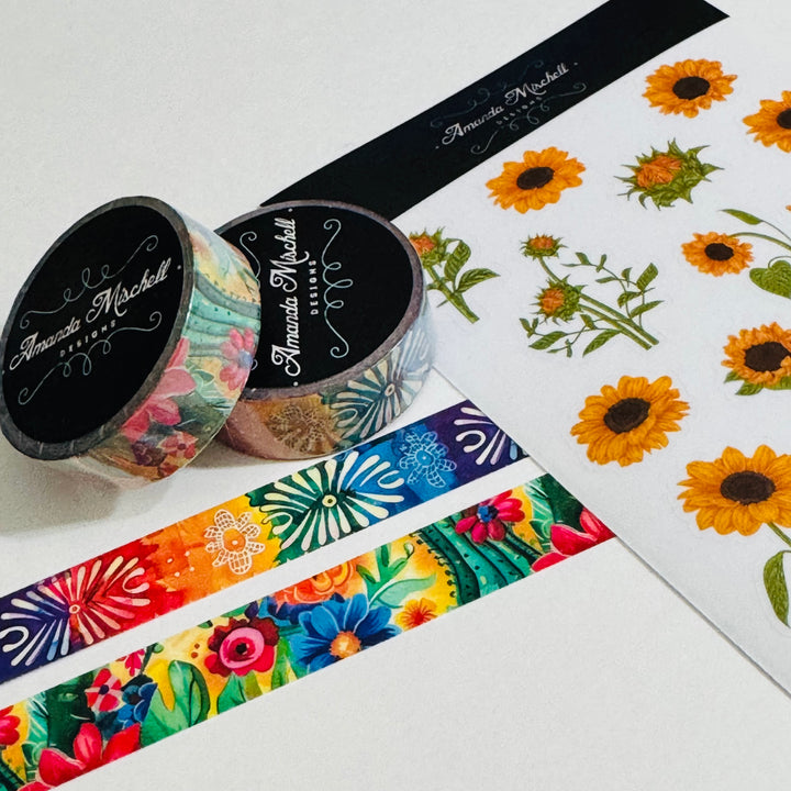 MAY 2026 CINCO de MAYO Washi Tape & Sticker Bundle
