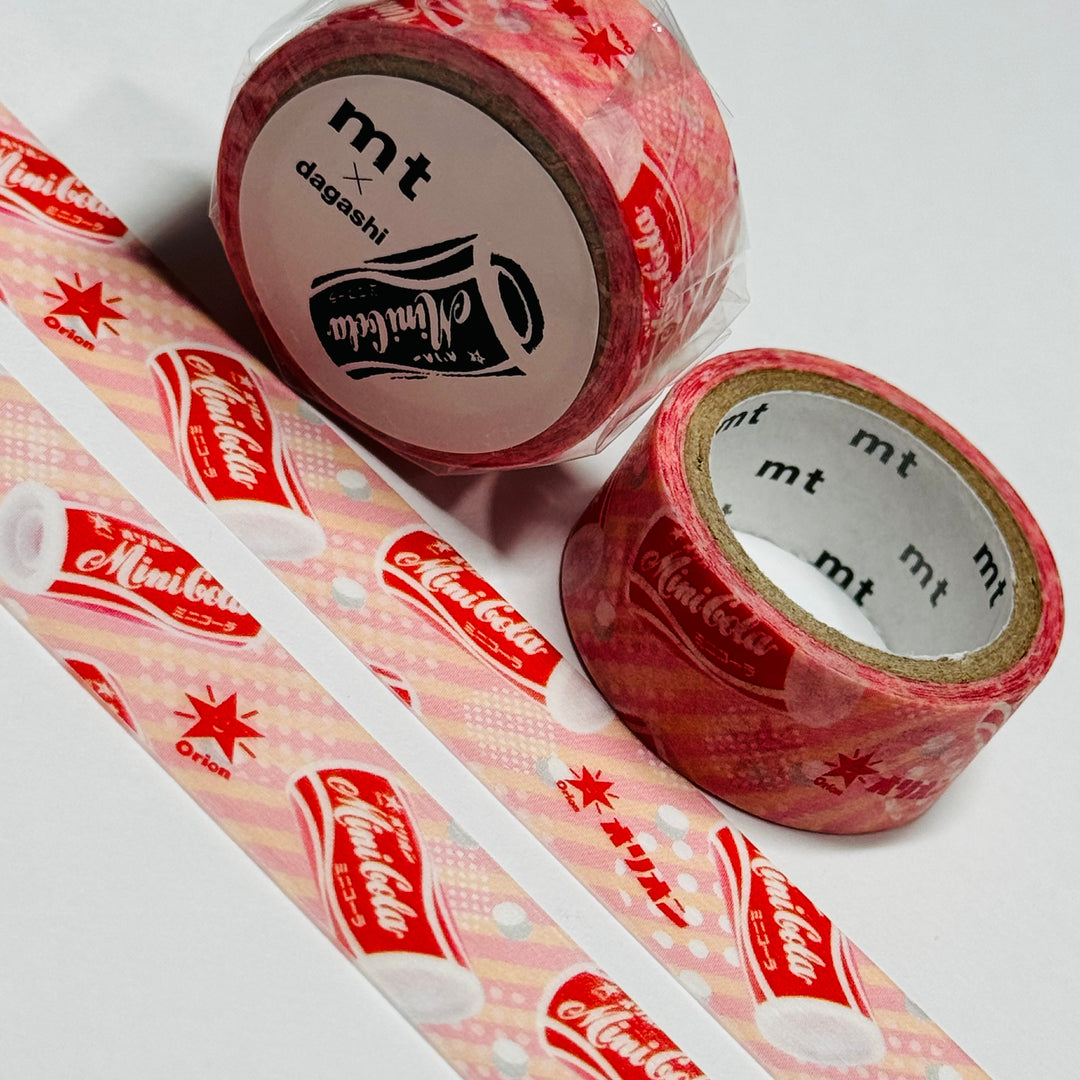 MINI RED COLA DAGASHI - Penny Candy - MT Washi Tape - 1 Roll - 15mm x 3m (10 Feet)