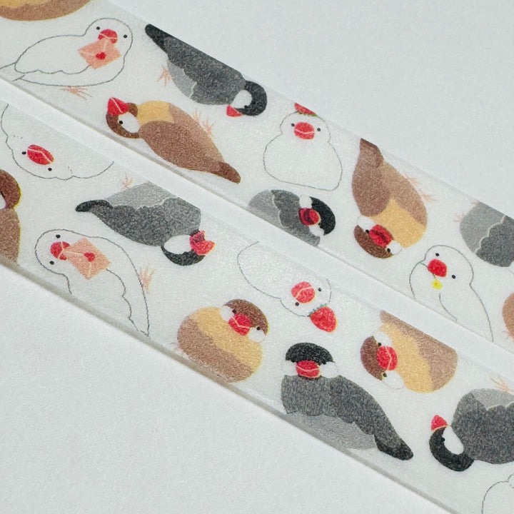 SWIMMING & DIVING PUFFINS World Craft Washi Tape ~ 1 Roll ~ 15mm x 5m (16 Feet)