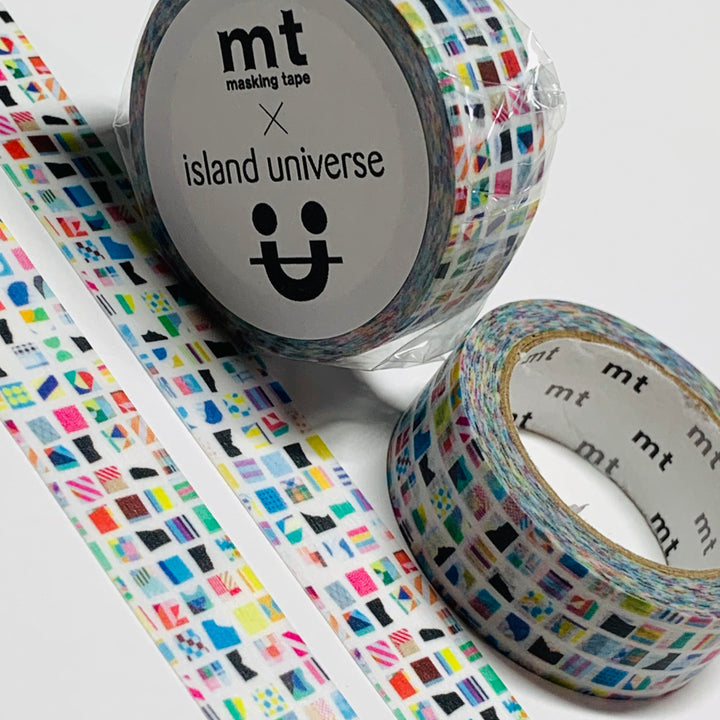 ISLAND UNIVERSE FLAGS Small Mt Washi Tape ~ 1 Roll ~ 15mm x 7m (23 Feet)