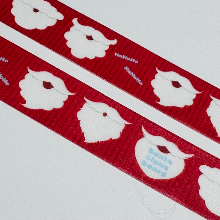 SANTA'S BEARD CHRISTMAS MT Washi Tape ~ 1 Roll ~ 15mm x 7m (23 Feet)