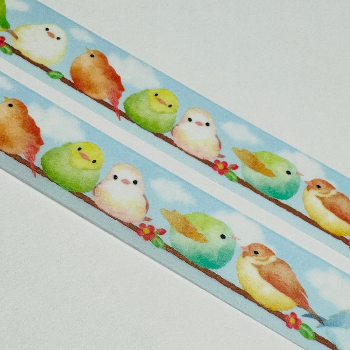 BIRDS Of A FEATHER World Craft Washi Tape ~ 1 Roll ~ 15mm x 7m (23 Feet)