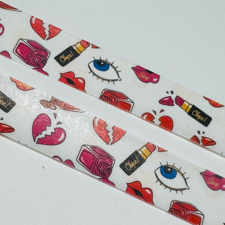 UNBREAK MY HEART Valentine Washi Tape ~ 1 Roll ~ 15mm x 10m (33 Feet)